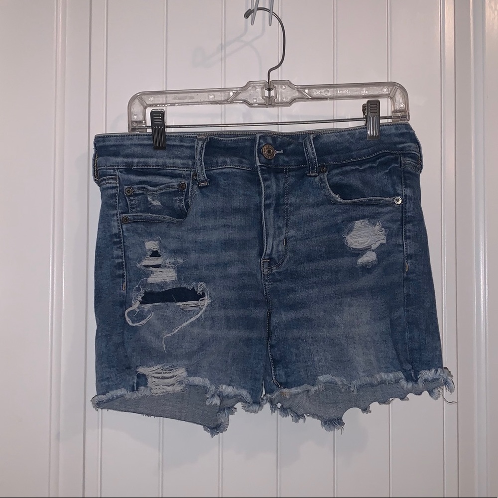 American Eagle Women’s MIDI Denim Shorts